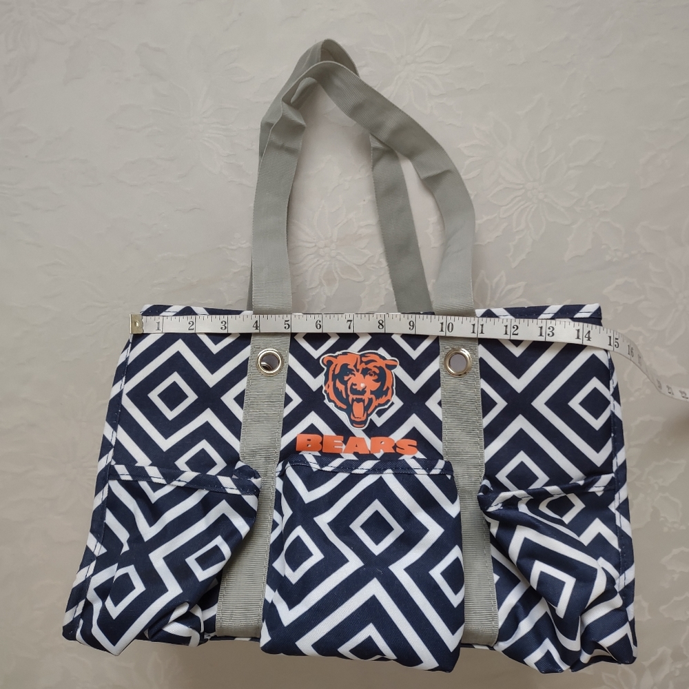 Chicago Bears logo caddy organizer tote bag NWOT - Picture 8 of 8